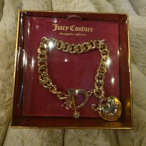 Gold Juicy Couture Braclet With Charms